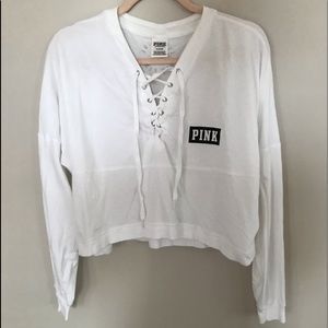 Seamless Workout Cropped Crew Shirt SIZE: M